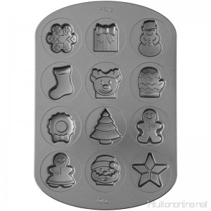 Wilton Non-Stick Holiday Shapes Cookie Pan - B06Y5CD8YQ